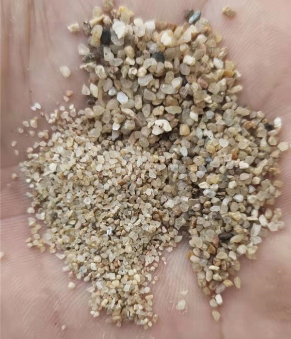 水洗砂，濾料砂